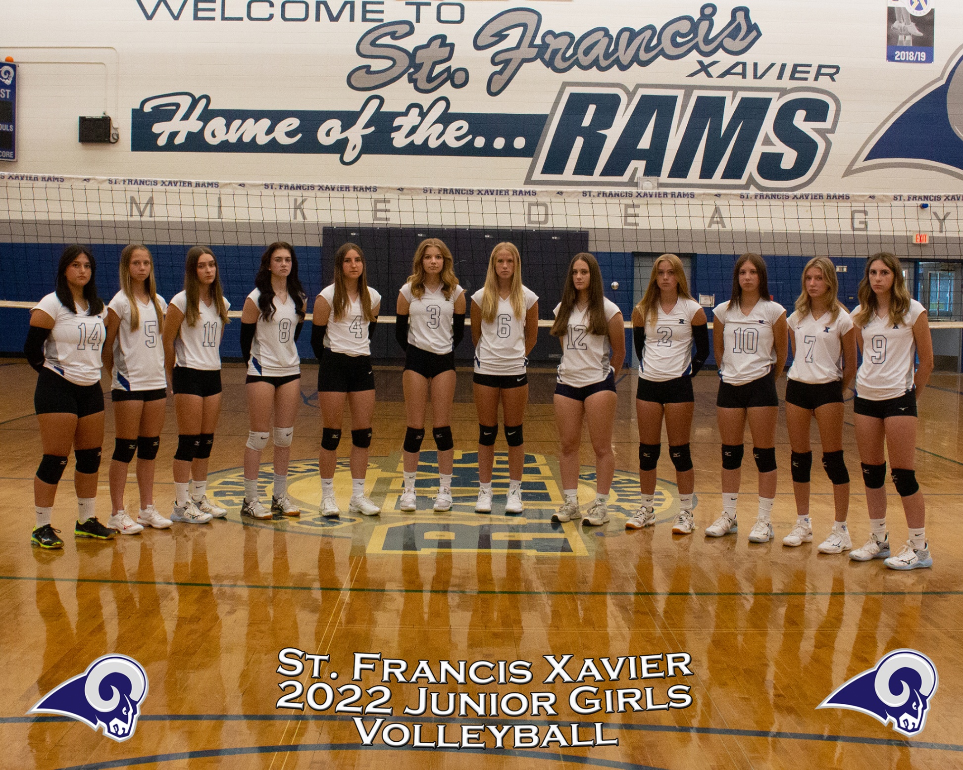 VBall 2022 JR Girls Team WEB