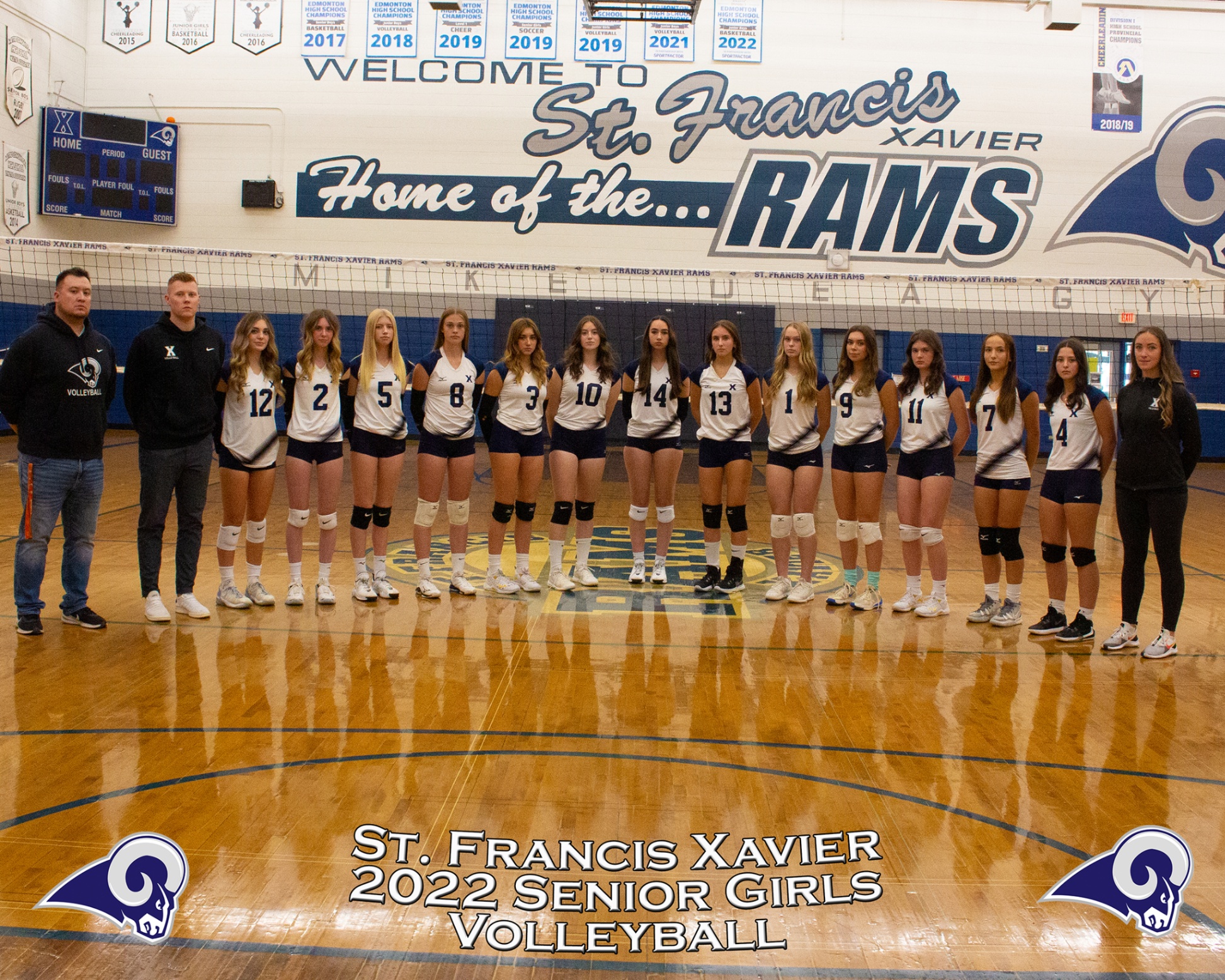 VBall 2022 SR Girls Team WEB