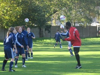 Training with Charlton Athletic Head Coach
