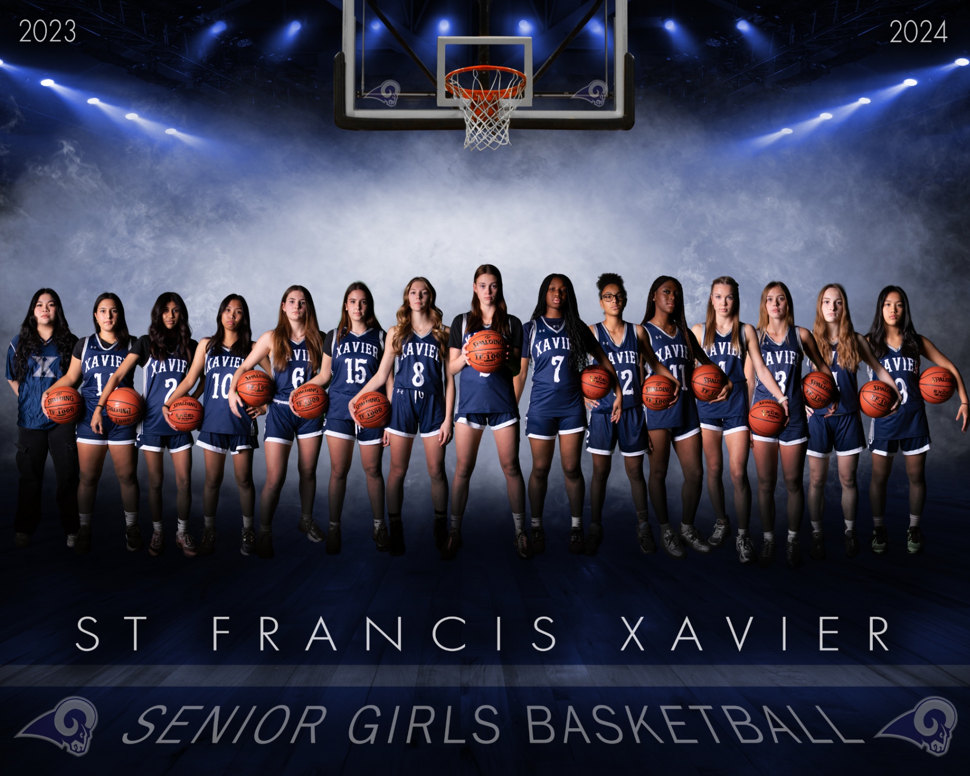 2023 Sr Girls Basketball Team